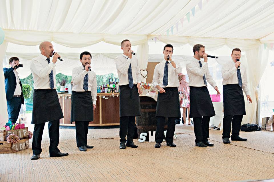 Singing Waiters/ Event 'Crashers'